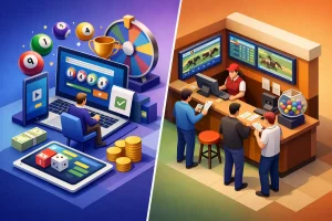 Online 4D Versus Shop Betting Explained